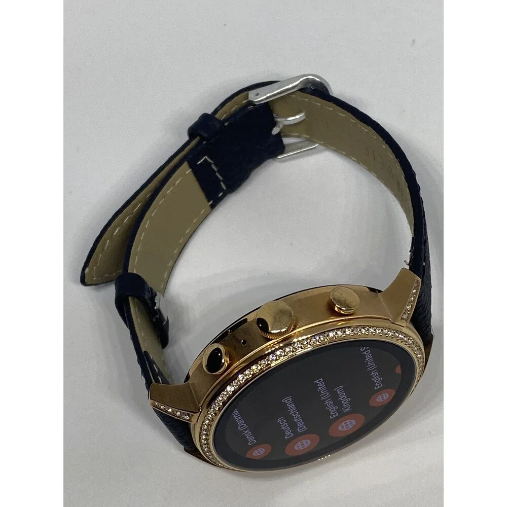 Fossil Gen 4 Authentic Digital Dial Smart Watch Custom Band FTW6015 AB522